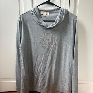 Michael Kors long sleeve hooded tee